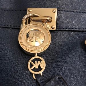 Navy Blue MK Handbag